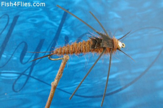 Fish4Flies Kaufmann's Brown Beadhead Stone